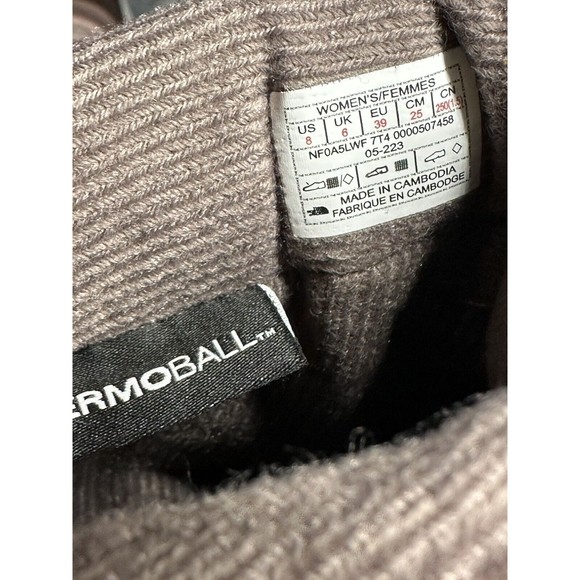 The North Face ThermoBall Progressive Zip II Waterproof brown Booties Sz 8 NEW - Picture 9 of 11